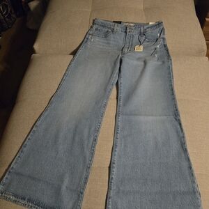 Levis Light Blue Wide Leg Jeans